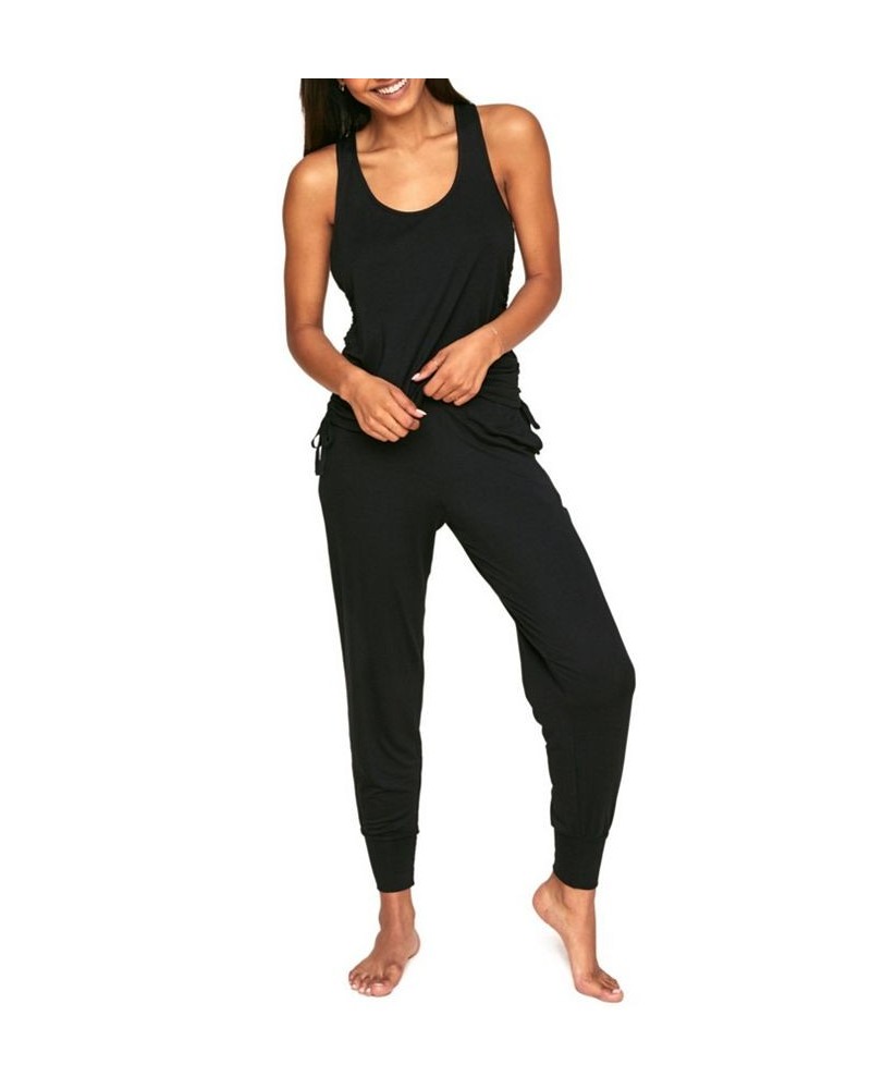 Jayden Women's Pajama Tank & Pant Pajama Set Black $27.93 Sleepwear