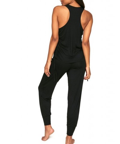 Jayden Women's Pajama Tank & Pant Pajama Set Black $27.93 Sleepwear