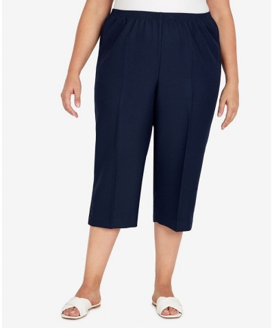 Plus Size Classic Capri Pants Seagreen $26.25 Pants