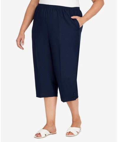 Plus Size Classic Capri Pants Seagreen $26.25 Pants