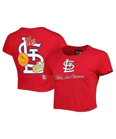 Women's Red St. Louis Cardinals Historic Champs T-shirt Red $23.03 Tops