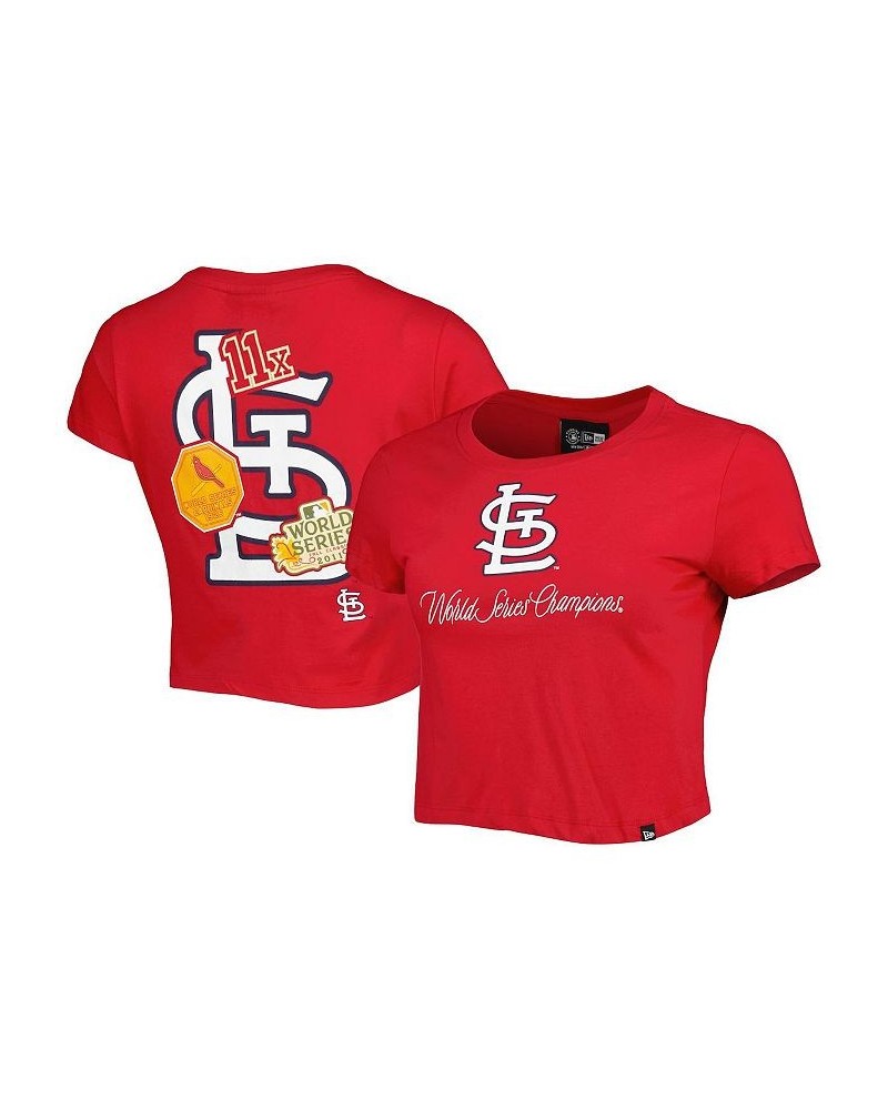 Women's Red St. Louis Cardinals Historic Champs T-shirt Red $23.03 Tops