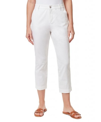 Women's Tapered Cropped Pants White $20.54 Pants