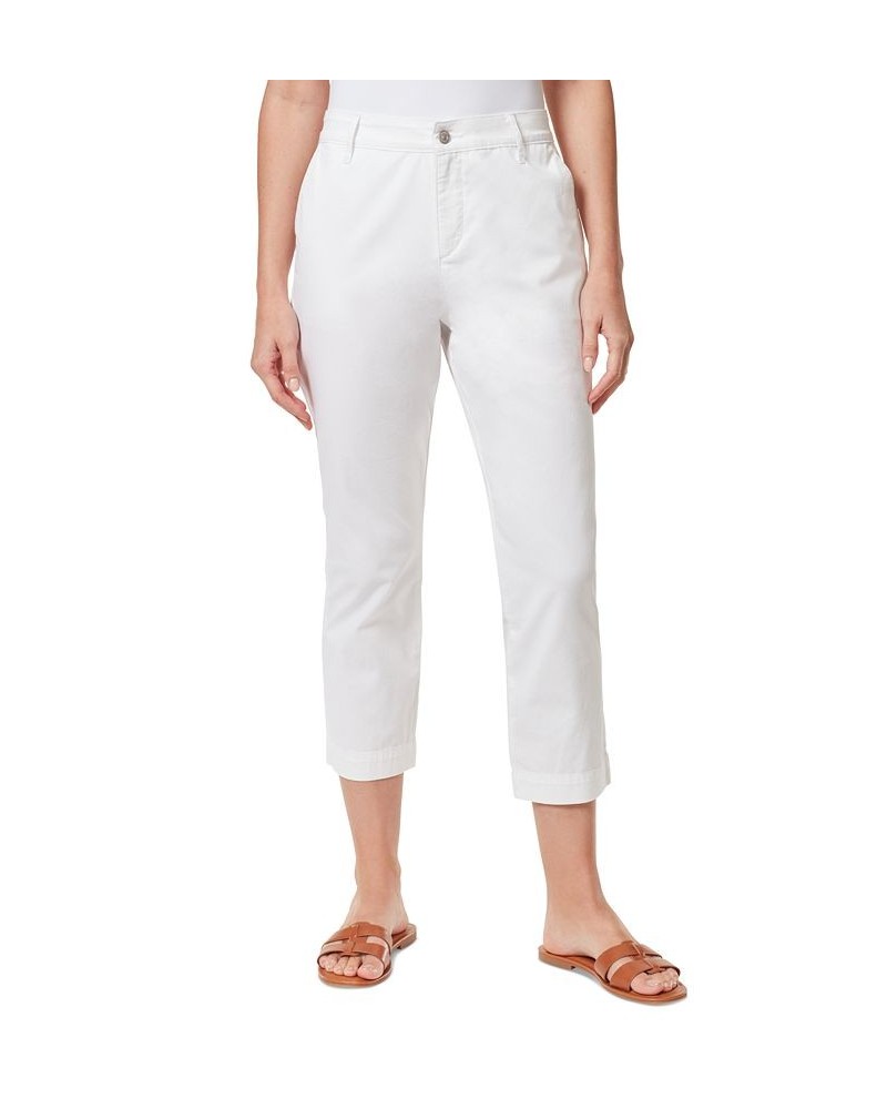 Women's Tapered Cropped Pants White $20.54 Pants