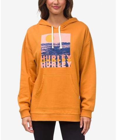 Juniors' Breaker Graphic Drop-Shoulder Hoodie Golden Oak $23.92 Sweatshirts
