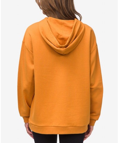 Juniors' Breaker Graphic Drop-Shoulder Hoodie Golden Oak $23.92 Sweatshirts