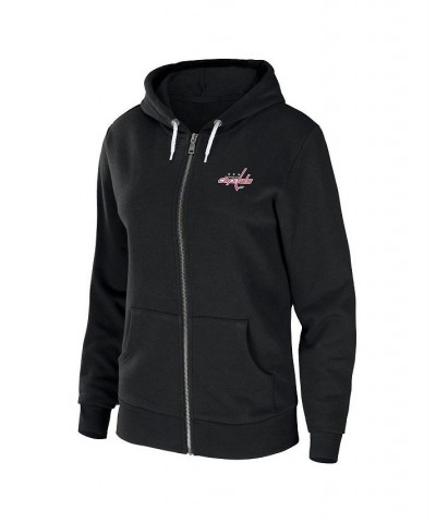 Women's Black Winnipeg Jets Sponge Fleece Full-Zip Hoodie Black $39.77 Sweatshirts