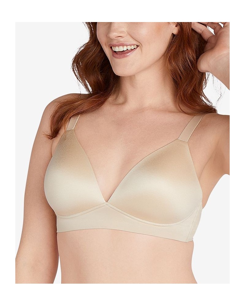 Comfort Revolution Soft Touch Perfect T-Shirt Wireless Bra DF3460 Almond $15.80 Bras