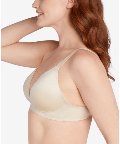 Comfort Revolution Soft Touch Perfect T-Shirt Wireless Bra DF3460 Almond $15.80 Bras