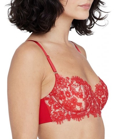 Women's Entice Balconette Underwire Bra 324143 Sangria/nylon $21.56 Bras