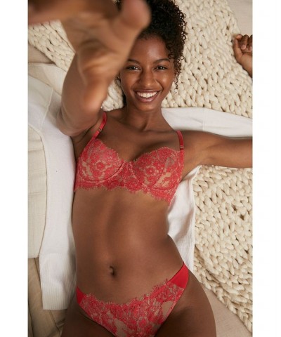 Women's Entice Balconette Underwire Bra 324143 Sangria/nylon $21.56 Bras