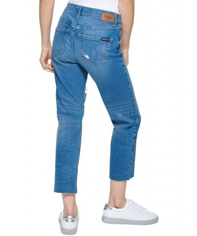 Petite High Rise Destructed Jeans Monterey $25.37 Jeans