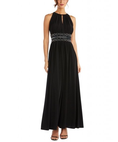 R&M Richards Beaded Gown Blue $49.02 Dresses