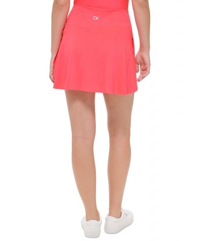 Women's Crossover Waist Skort Pink $38.23 Shorts