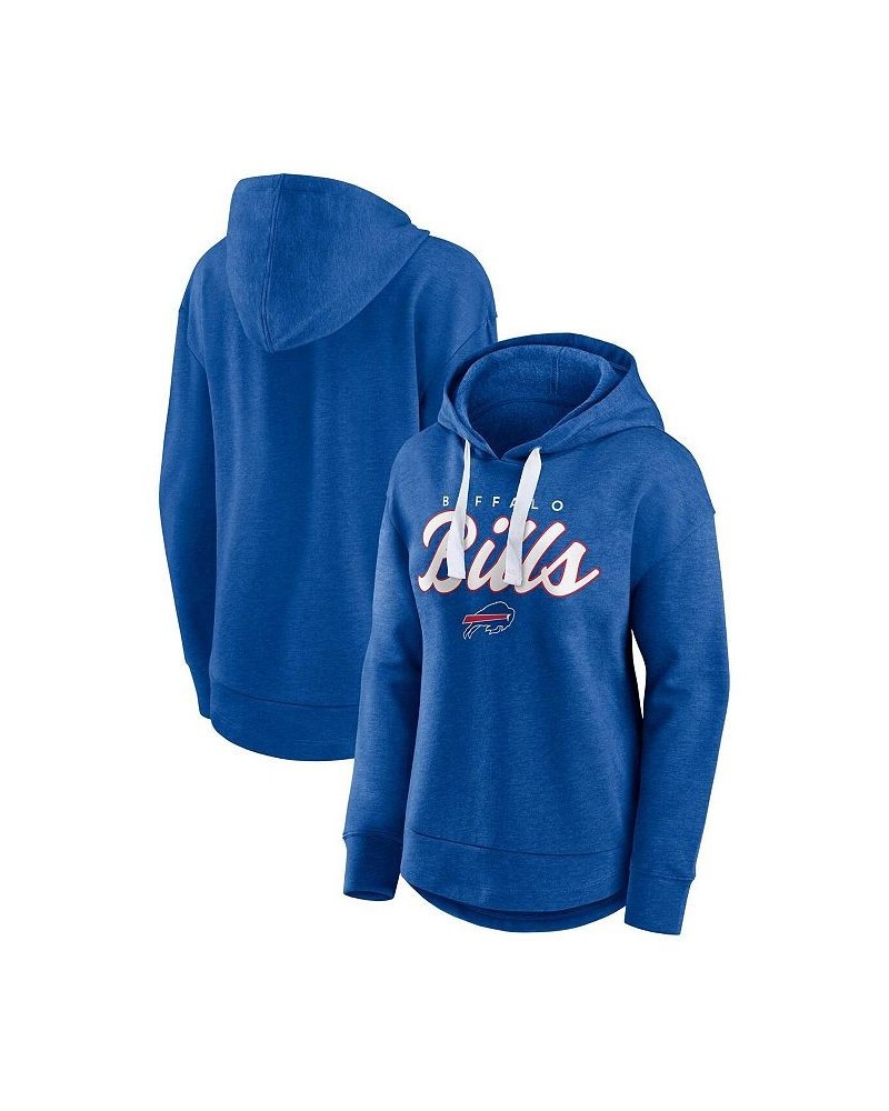 Women's Branded Heather Royal Buffalo Bills Set To Fly Pullover Hoodie Blue $27.30 Sweatshirts