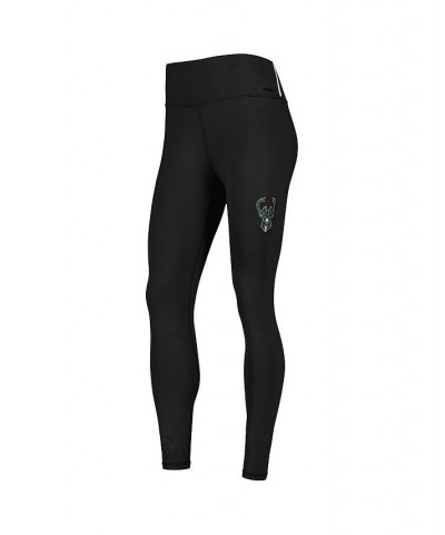 Women's Black Milwaukee Bucks Classics Lux Leggings Black $34.19 Pants