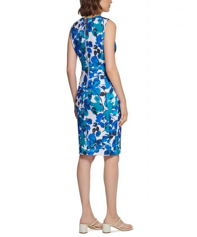 Floral-Print Sheath Dress Regatta Multi $41.28 Dresses