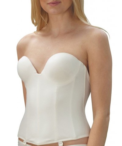 Women's Invisible Strapless Bustier Ivory/Cream $51.70 Bras