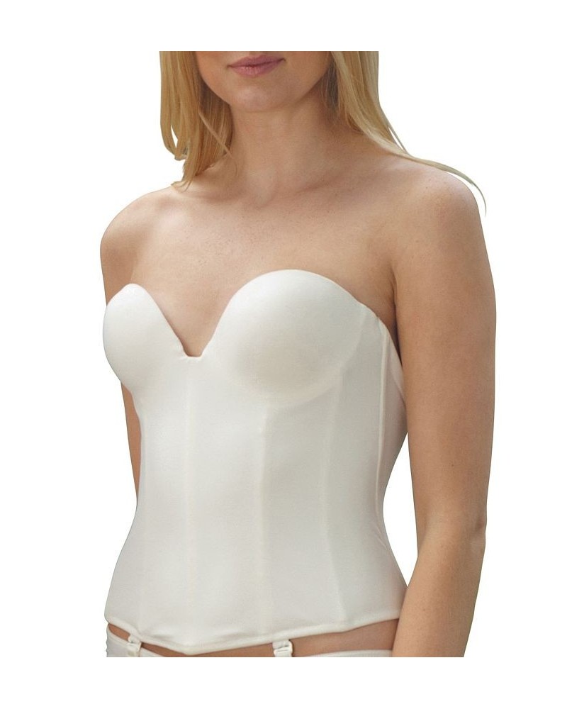 Women's Invisible Strapless Bustier Ivory/Cream $51.70 Bras