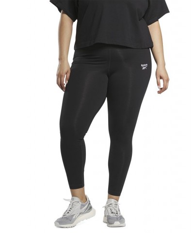 Plus Size Identity Training Pull-On Logo Leggings Black $13.95 Pants