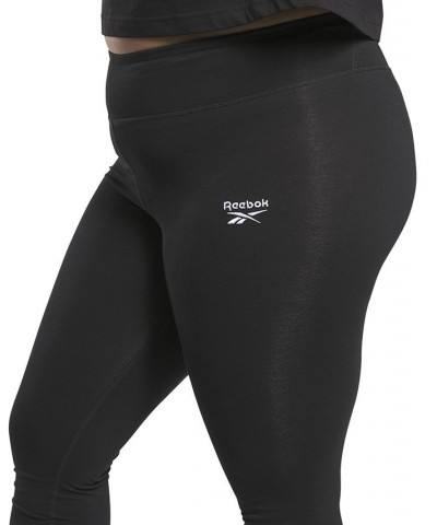 Plus Size Identity Training Pull-On Logo Leggings Black $13.95 Pants