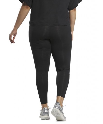 Plus Size Identity Training Pull-On Logo Leggings Black $13.95 Pants