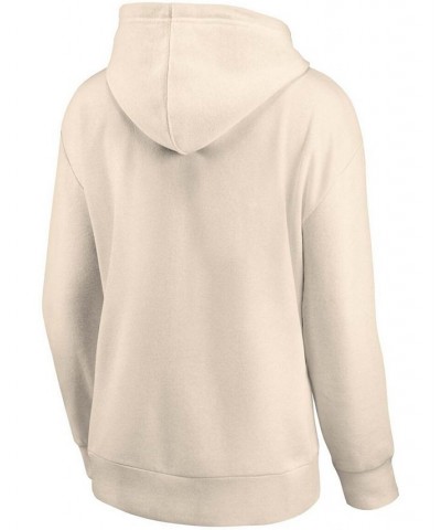 Women's Cream New Orleans Saints Spring Jump Signature Fleece Pullover Hoodie Cream $35.18 Sweatshirts