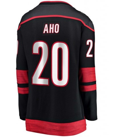 Women's Sebastian Aho Black Carolina Hurricanes Alternate Premier Breakaway Jersey Black $80.85 Jersey