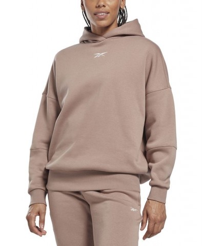 Women's Lux Oversized Hoodie Taupe $39.00 Tops