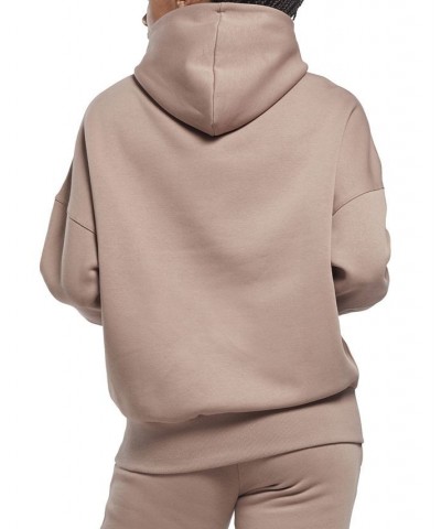 Women's Lux Oversized Hoodie Taupe $39.00 Tops