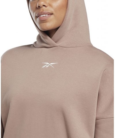 Women's Lux Oversized Hoodie Taupe $39.00 Tops