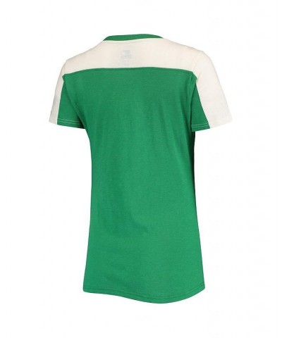 Women's Green and White Oakland Athletics Kick Start T-shirt Green, White $19.59 Tops