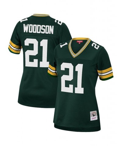 Women's Charles Woodson Green Green Bay Packers Legacy Replica Team Jersey Green $56.55 Jersey
