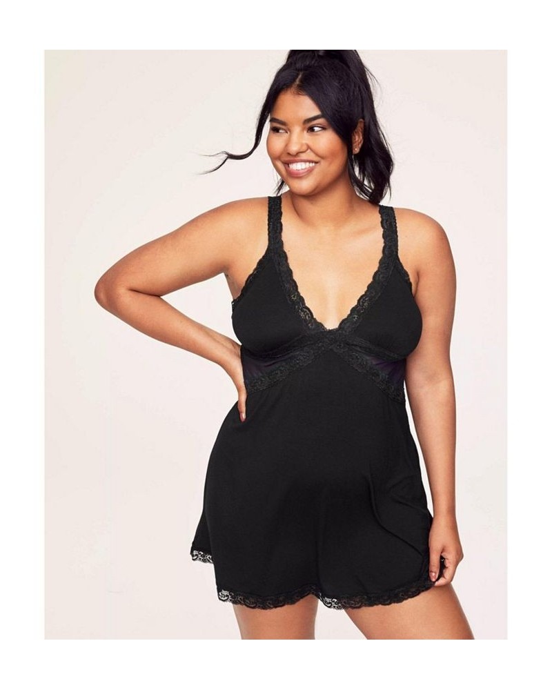 Primrose Women's Plus-Size Slip Dress Black $32.48 Sleepwear