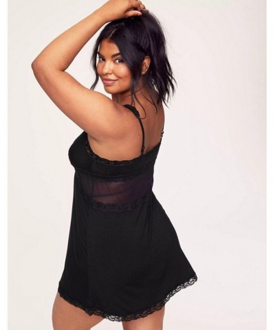 Primrose Women's Plus-Size Slip Dress Black $32.48 Sleepwear