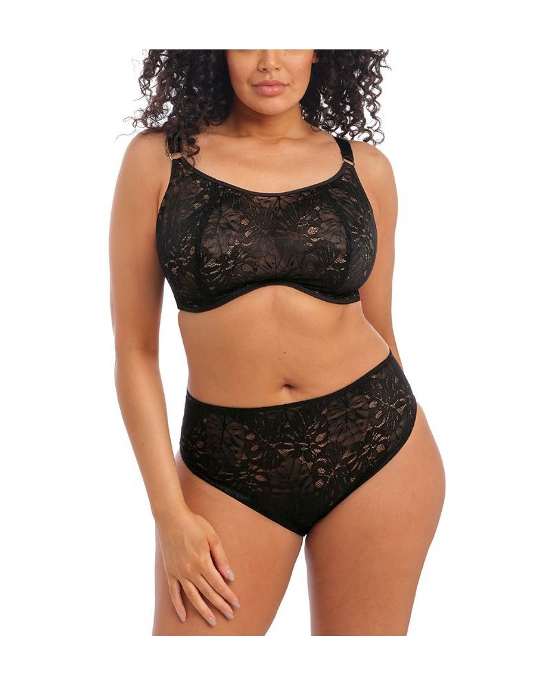 Women's Full Figure Kelsey Underwire Bralette EL300524 Black $32.00 Bras