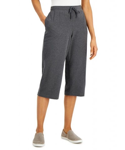 Knit Capri Pull on Pants Charcoal Heather $10.99 Pants