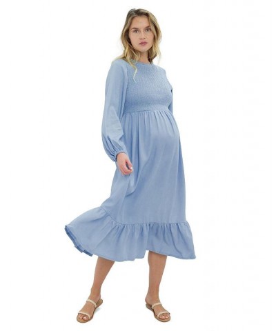 Women's Maternity Meadow Chambray Dress Chambray $36.30 Dresses