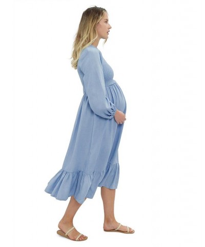 Women's Maternity Meadow Chambray Dress Chambray $36.30 Dresses