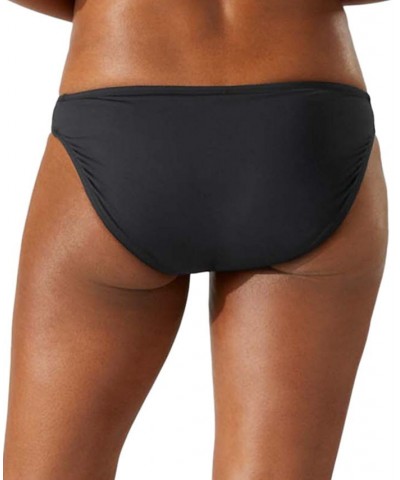 Women's Hipster Brief Bikini Bottoms Black $22.35 Swimsuits