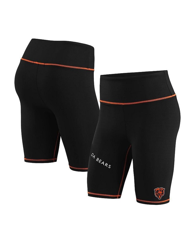 Women's Black Chicago Bears Bike Shorts Black $26.99 Shorts