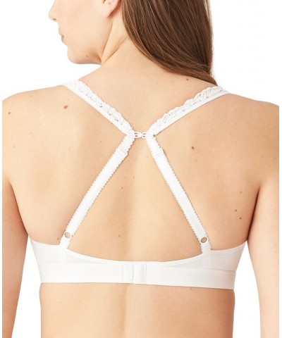 Embrace Lace Soft Cup Wireless Bra Lingerie 852191 Delicious White $27.04 Bras