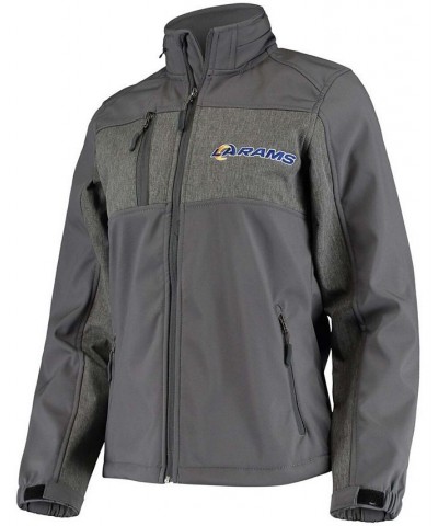 Women's Charcoal Los Angeles Rams Zephyr Softshell Full-Zip Jacket Charcoal $36.30 Jackets