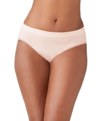 Women's B-Smooth Pretty Lace-Trim Bikini Underwear 873374 Crystal Pink $13.78 Panty
