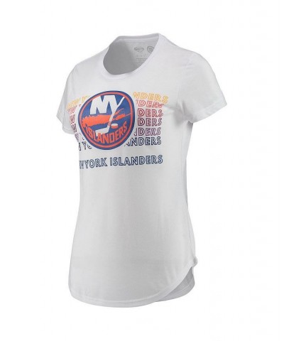 Women's White Charcoal New York Islanders Sonata T-Shirt & Leggings Set White, Charcoal $30.55 Pajama