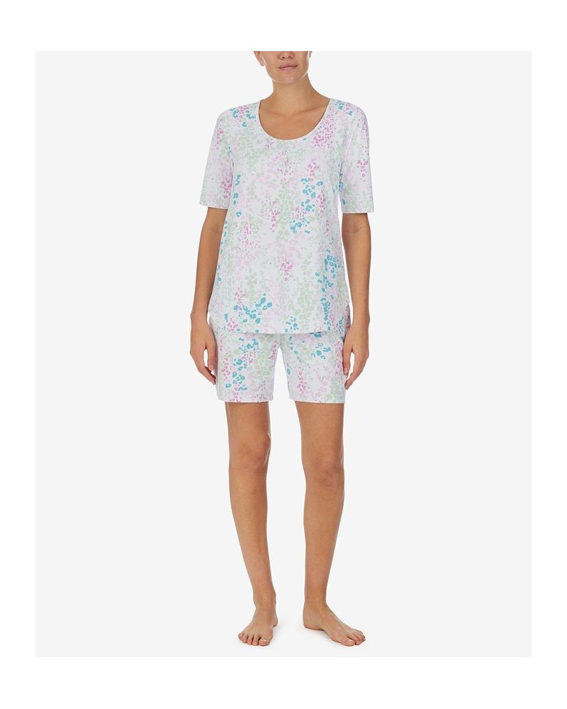 Women's Bermuda Pajama Set Set of 2 Purple $23.10 Sleepwear