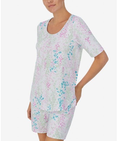 Women's Bermuda Pajama Set Set of 2 Purple $23.10 Sleepwear