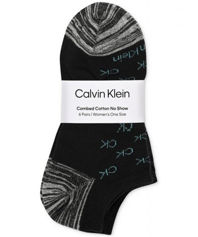 Women's 6-Pk. Flat Knit No-Show Socks Black $15.90 Socks