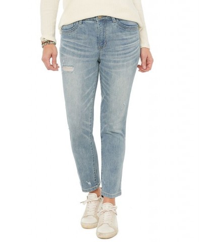 Women's "Ab"Solution Vintage-Like Skinny Jeans Light Blue Vintage-like $42.30 Jeans