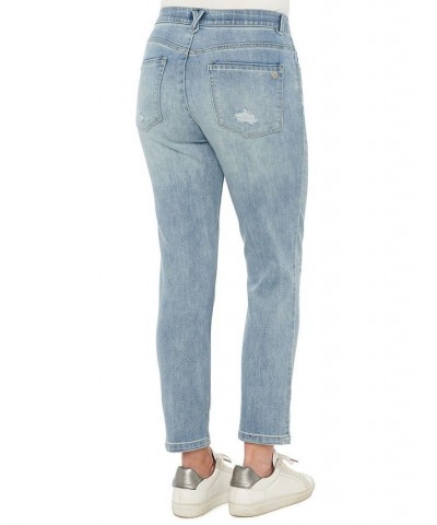 Women's "Ab"Solution Vintage-Like Skinny Jeans Light Blue Vintage-like $42.30 Jeans